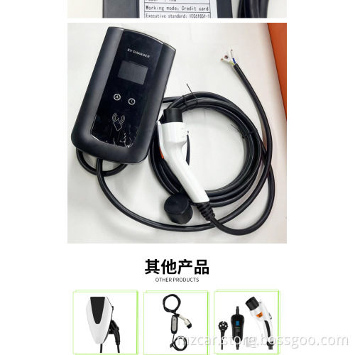 EV auto oplaadpaal muur gemonteerd laadstation European Standard National Standard Commercial AC laadstapel OCPP GBT